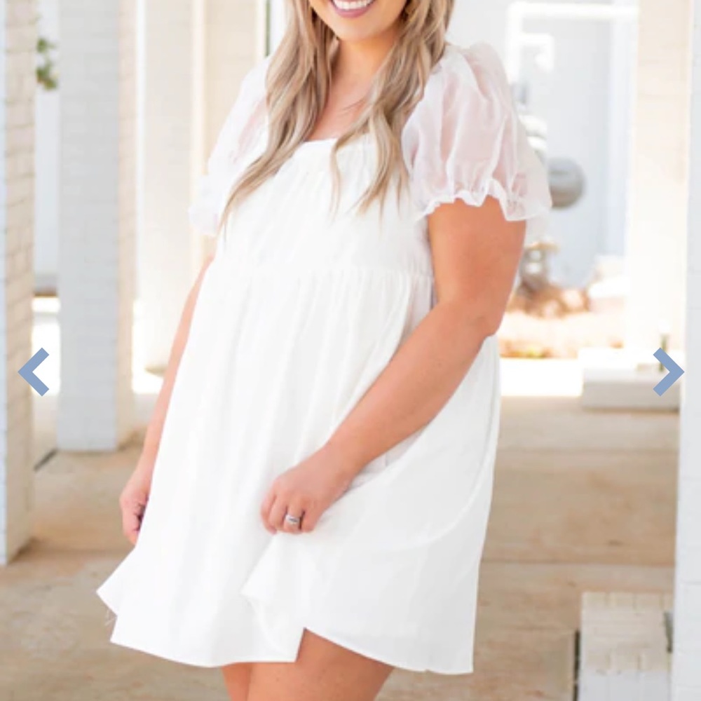 Cute white dress